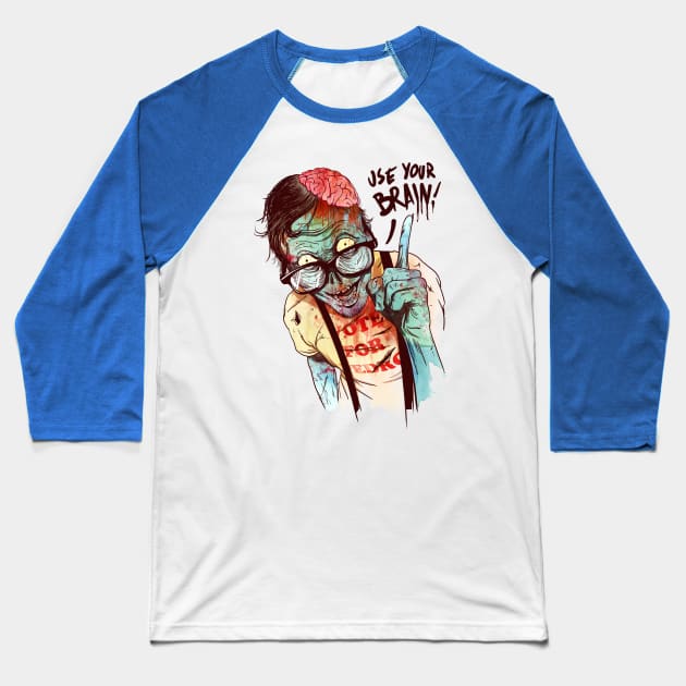 Zombie Baseball T-Shirt by mathiole